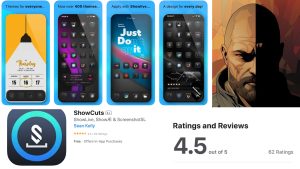 Showcuts app