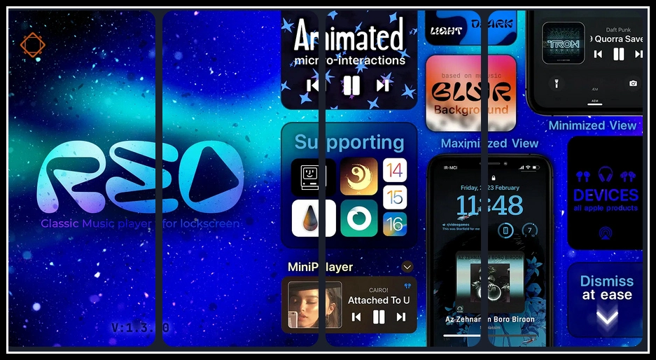 Reo jailbreak tweak for music player